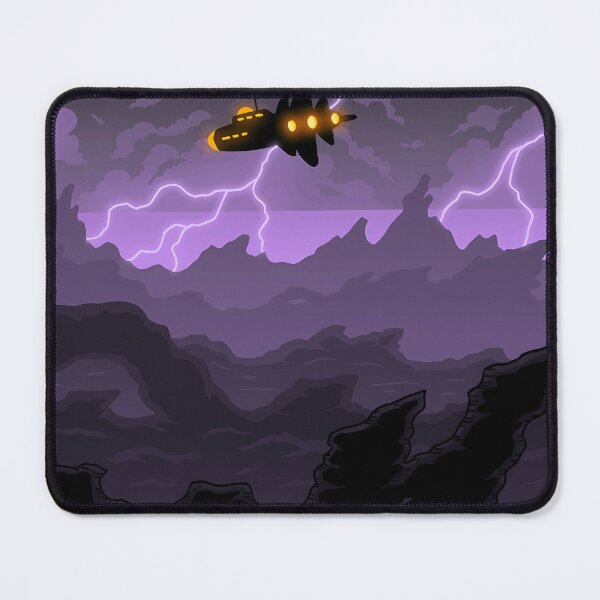 Item preview, Storm Flight Over Purple Alien Peaks designed and sold by Dyasveria.