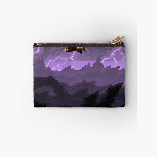 Item preview, Storm Flight Over Purple Alien Peaks designed and sold by Dyasveria.