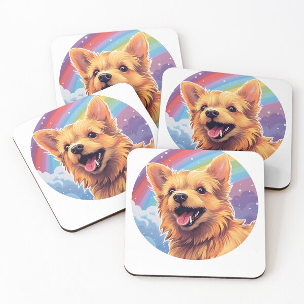 Item preview, Funny Australian Terrier Colorful Rainbow Cute Mom Dad Kids designed and sold by rafaeltto.