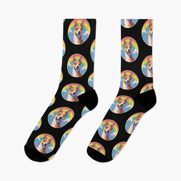 Item preview, Funny Basenji Colorful Rainbow Cute Mom Dad Kids designed and sold by rafaeltto.
