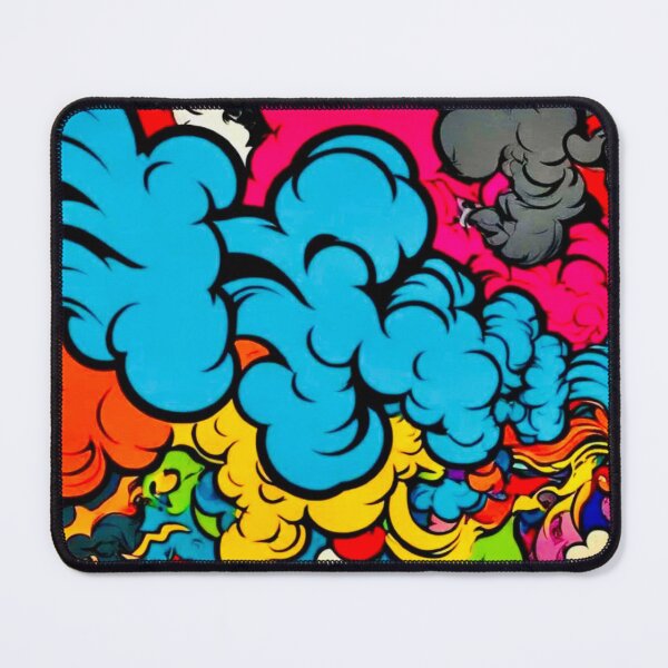 Item preview, Colorful Graffiti Smoke Pop Art Comic Cloud Abstract Pattern designed and sold by LYAN-STORE.