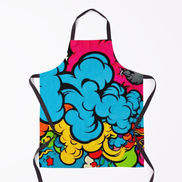 Item preview, Colorful Graffiti Smoke Pop Art Comic Cloud Abstract Pattern designed and sold by LYAN-STORE.