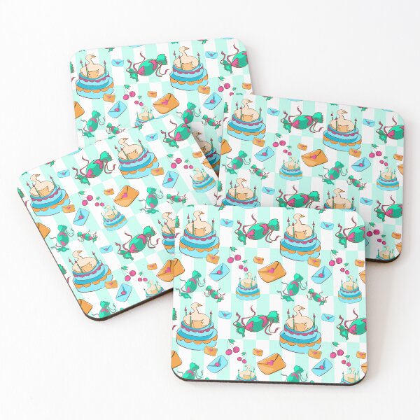 Item preview, Whimsical Birthday Duck Cake Seamless Pattern designed and sold by zanaxxer.