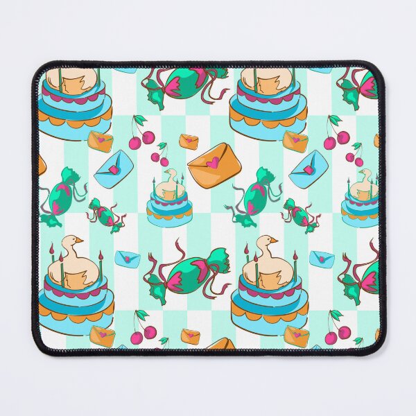 Item preview, Whimsical Birthday Duck Cake Seamless Pattern designed and sold by zanaxxer.