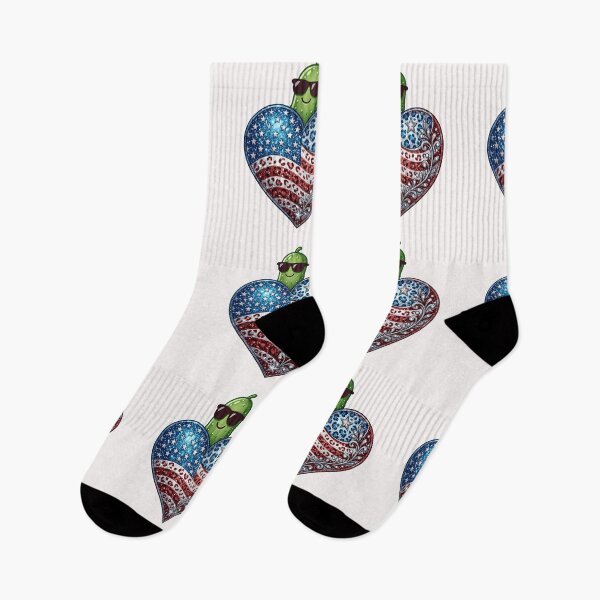 Item preview, Cool Pickle 4th of July Sunglasses American Flag Heart Glitter Leopard Patriotic designed and sold by Basma Designs | Funny Shirts, Stickers & Mugs.
