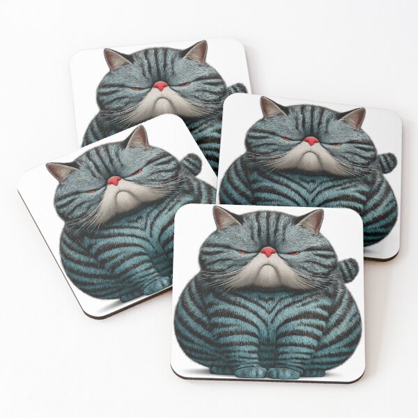 Item preview, Funny  fat cat design designed and sold by GGAUL.