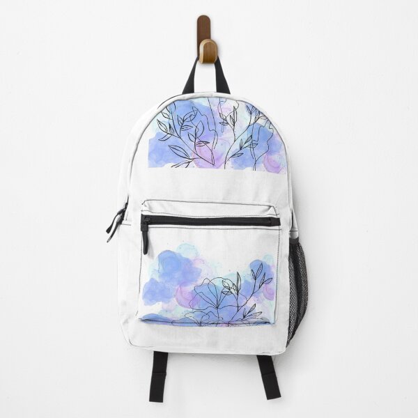 Item preview, Watercolor Floral Line Art Illustration – Soft Pastel Botanical Design designed and sold by EdgeSphere.