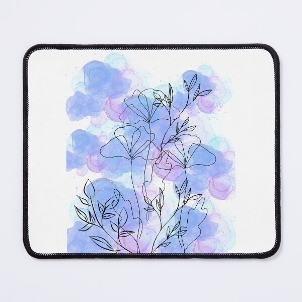 Item preview, Watercolor Floral Line Art Illustration – Soft Pastel Botanical Design designed and sold by EdgeSphere.