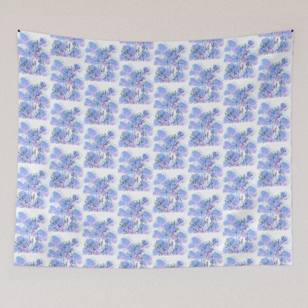 Item preview, Watercolor Floral Line Art Illustration – Soft Pastel Botanical Design designed and sold by EdgeSphere.