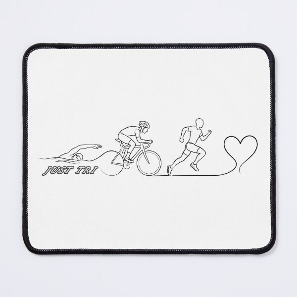 Item preview, Triathlon One Line Art designed and sold by MYPASSIONBG.