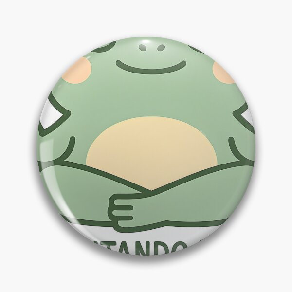 Item preview, Meditating But Thinking About Tacos — Kawaii Zen Frog, Spiritual Humor Sticker designed and sold by MildlyCosmic.