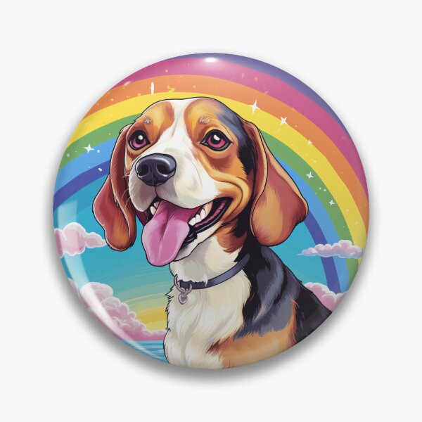 Item preview, Funny Beagle Colorful Rainbow Cute Mom Dad Kids designed and sold by rafaeltto.