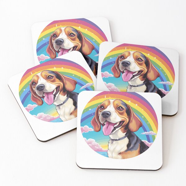 Item preview, Funny Beagle Colorful Rainbow Cute Mom Dad Kids designed and sold by rafaeltto.
