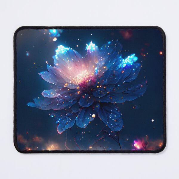 Item preview, Glowing Blue Flower Mystical Fantasy Art designed and sold by stylishdzign.