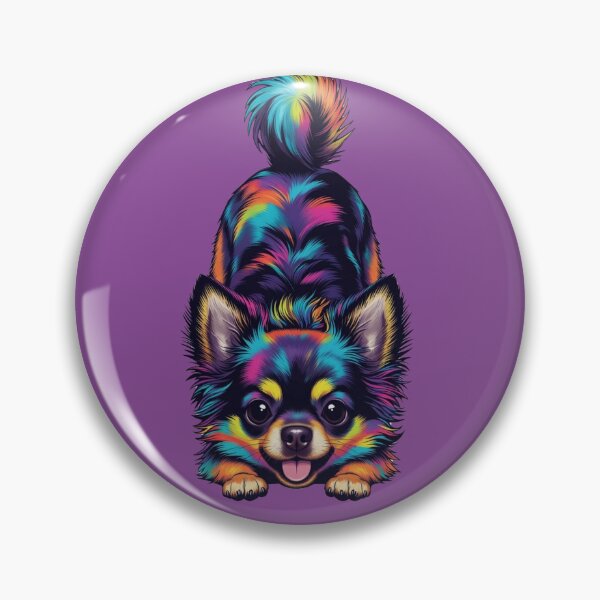 Item preview, Sassy Neon Rebel Chihuahua – Playful Cyber Attitude designed and sold by design-rebell.