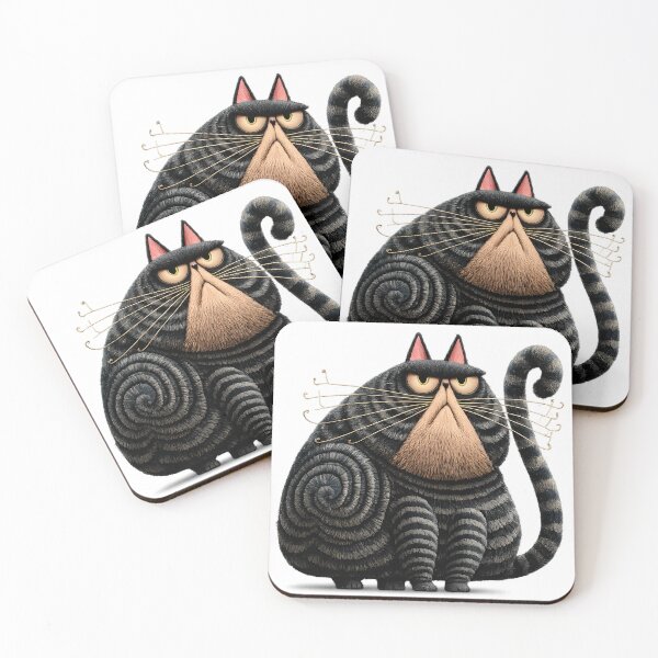 Item preview, Funny  fat cat design designed and sold by GGAUL.