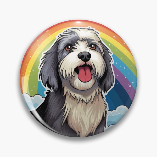 Item preview, Funny Bearded Collie Colorful Rainbow Cute Mom Dad Kids designed and sold by rafaeltto.