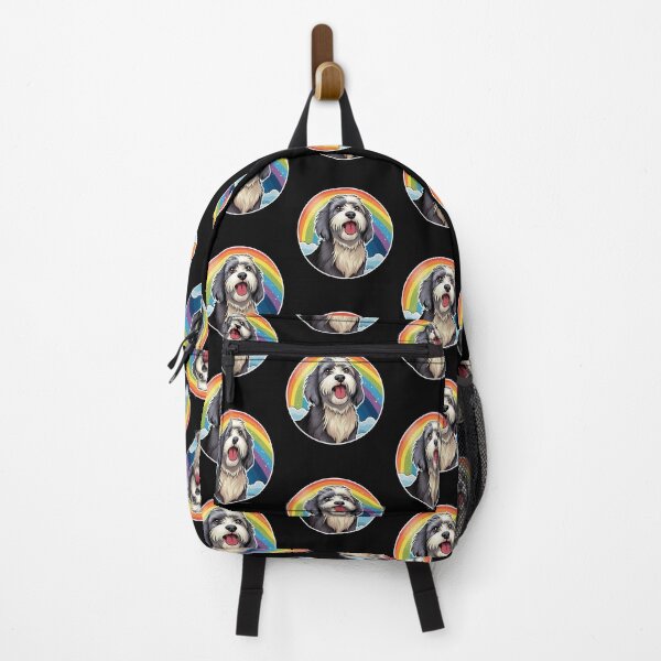 Item preview, Funny Bearded Collie Colorful Rainbow Cute Mom Dad Kids designed and sold by rafaeltto.