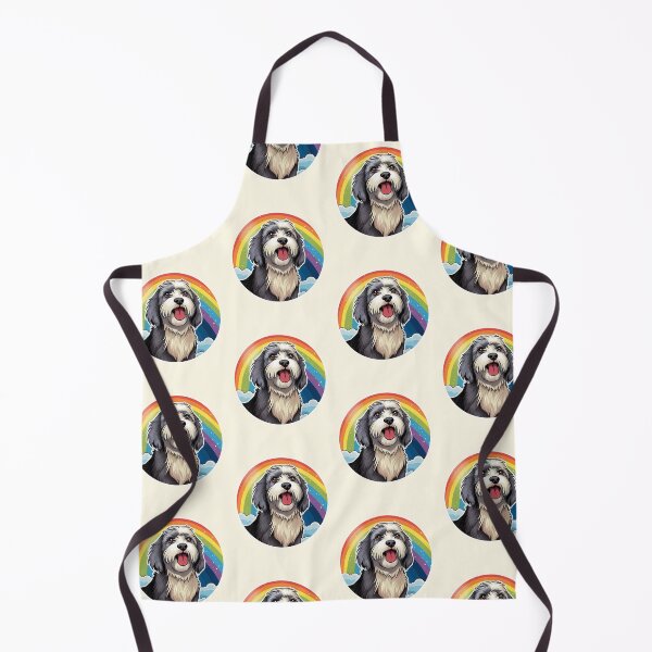 Item preview, Funny Bearded Collie Colorful Rainbow Cute Mom Dad Kids designed and sold by rafaeltto.