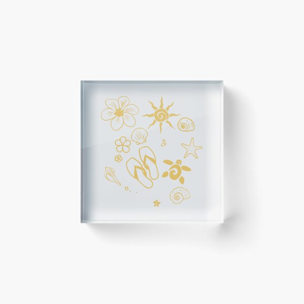 Item preview, Minimalist Summer Time Vibes - Yellow designed and sold by MushroomTeddy.