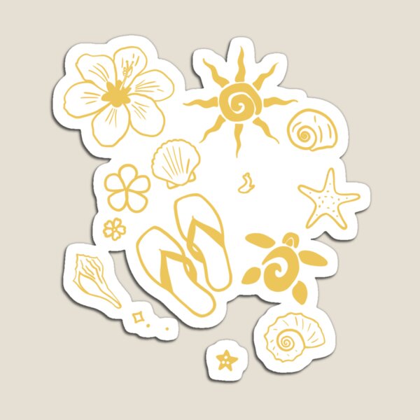 Item preview, Minimalist Summer Time Vibes - Yellow designed and sold by MushroomTeddy.
