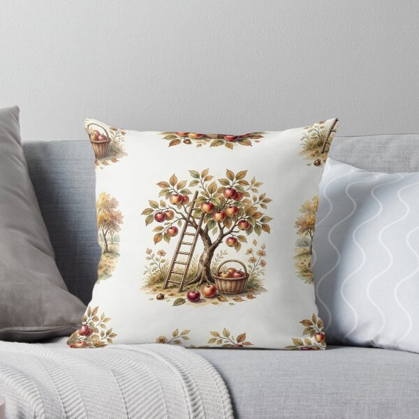 Item preview, Apple Orchard Harvest Autumn Pattern designed and sold by Canvas-Whispers.