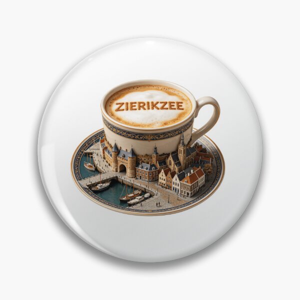 Item preview, Zierikzee Harbor Coffee Travel Sticker designed and sold by Imaginarium of Chaos falcon88 .