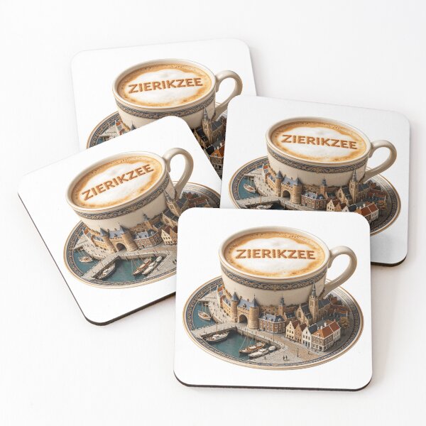 Item preview, Zierikzee Harbor Coffee Travel Sticker designed and sold by Imaginarium of Chaos falcon88 .