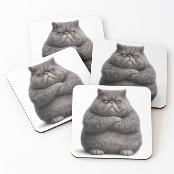 Item preview, Funny  fat cat design designed and sold by GGAUL.