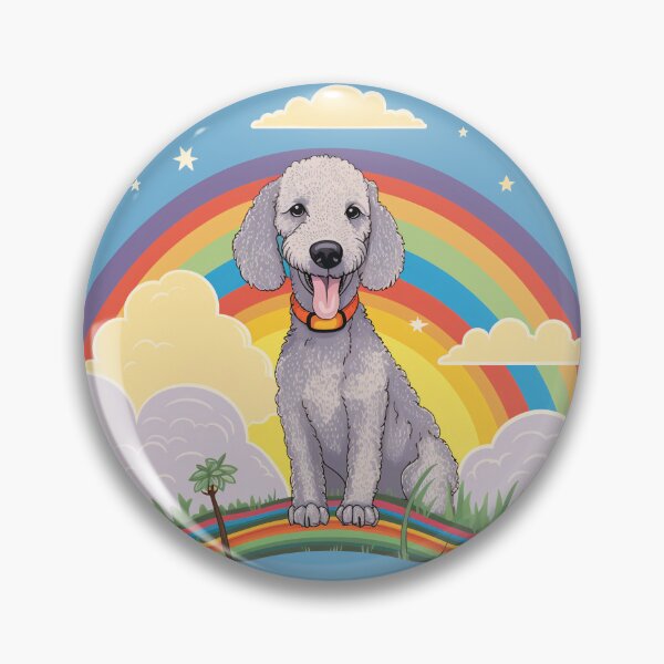 Item preview, Funny Bedlington Terrier Colorful Rainbow Cute Mom Dad Kids designed and sold by rafaeltto.