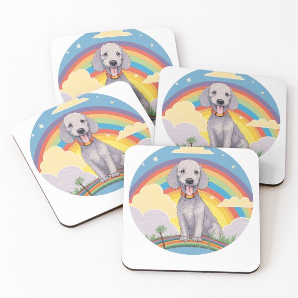 Item preview, Funny Bedlington Terrier Colorful Rainbow Cute Mom Dad Kids designed and sold by rafaeltto.