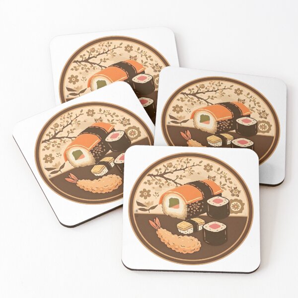 Item preview, Vintage Japanese Food Logo – Retro Sushi Design designed and sold by Dax Studio.