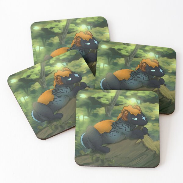 Item preview, Little Forest Creature Reading on a Log designed and sold by Dyasveria.