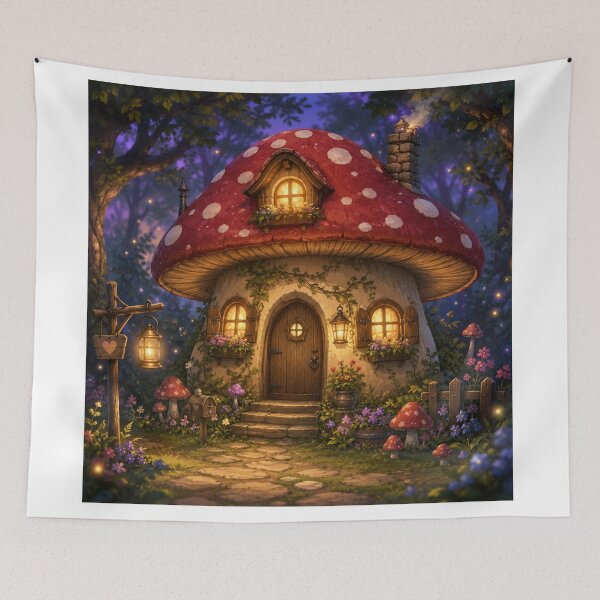 Item preview, Magical Mushroom House designed and sold by Pond21.
