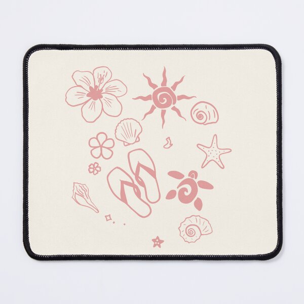 Item preview, Minimalist Summer Time Vibes - Pastel Pink designed and sold by MushroomTeddy.