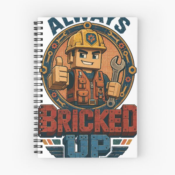 Item preview, Always Bricked Up Funny Gaming Meme Retro Block Builder designed and sold by Arezaali.