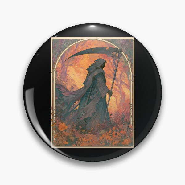Item preview, Art nouveau Death designed and sold by MendaciousMina.