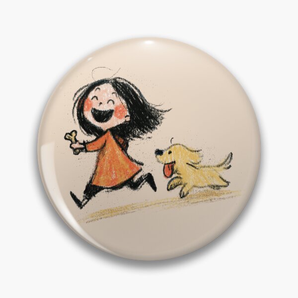 Item preview, Playful Golden Puppy Chase designed and sold by Liana-666.