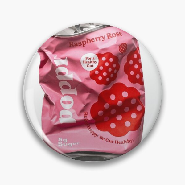 Item preview, Crushed Pink Raspberry Rose Soda Can – Floral Grunge Sticker designed and sold by Mustangana.