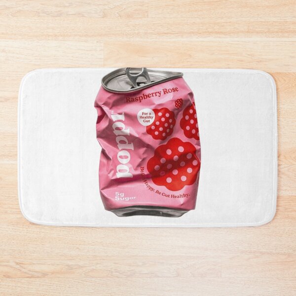 Item preview, Crushed Pink Raspberry Rose Soda Can – Floral Grunge Sticker designed and sold by Mustangana.