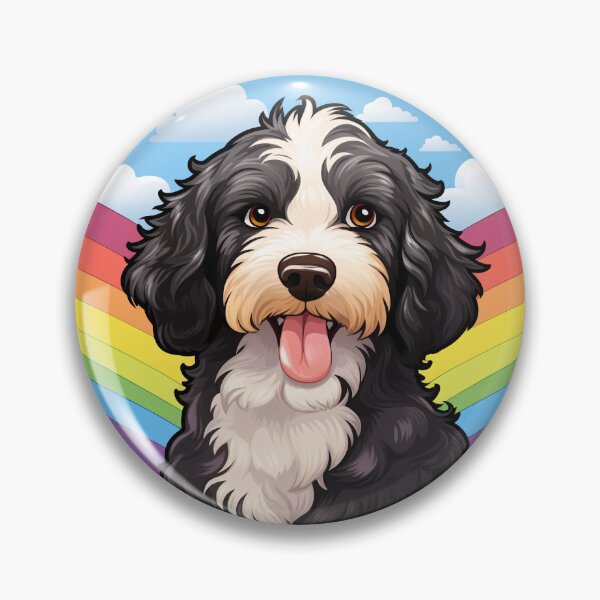 Item preview, Funny Bernedoodle Colorful Rainbow Cute Mom Dad Kids designed and sold by rafaeltto.