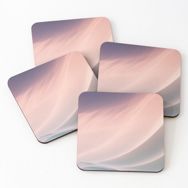 Item preview, Aesthetic Pastel Waves Abstract Minimalist Rose Gold Mint Silk Pattern designed and sold by LYAN-STORE.