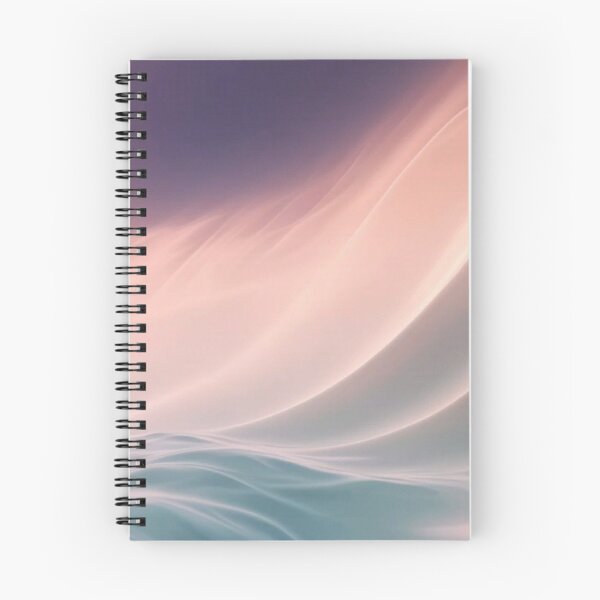 Item preview, Aesthetic Pastel Waves Abstract Minimalist Rose Gold Mint Silk Pattern designed and sold by LYAN-STORE.
