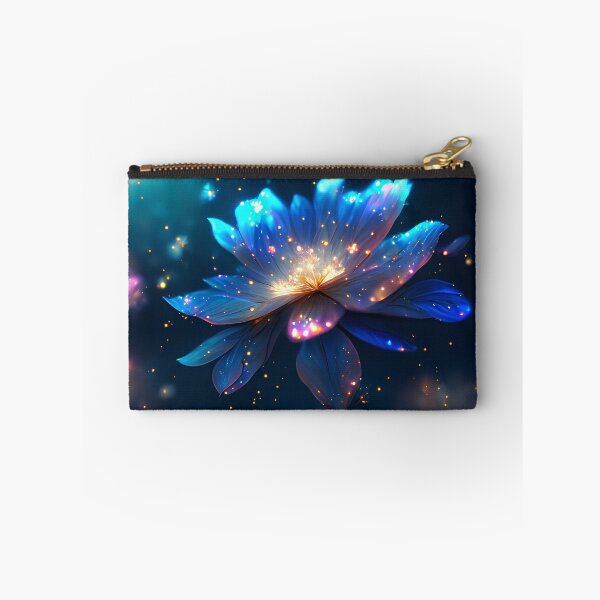 Item preview, Glowing Blue Flower Mystical Fantasy Art designed and sold by stylishdzign.