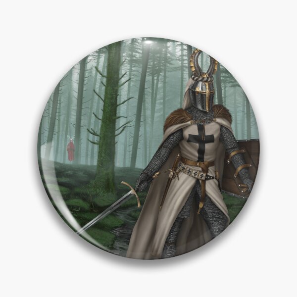 Item preview, Horned Knight in the Misty Forest designed and sold by Dyasveria.