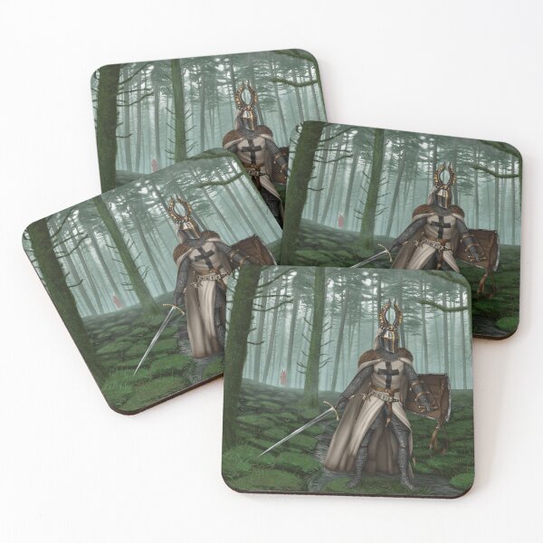Item preview, Horned Knight in the Misty Forest designed and sold by Dyasveria.