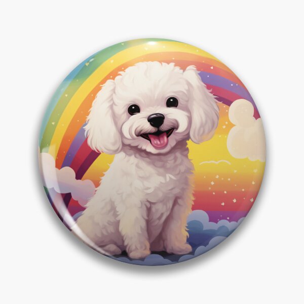 Item preview, Funny Bichon Frise Colorful Rainbow Cute Mom Dad Kids designed and sold by rafaeltto.
