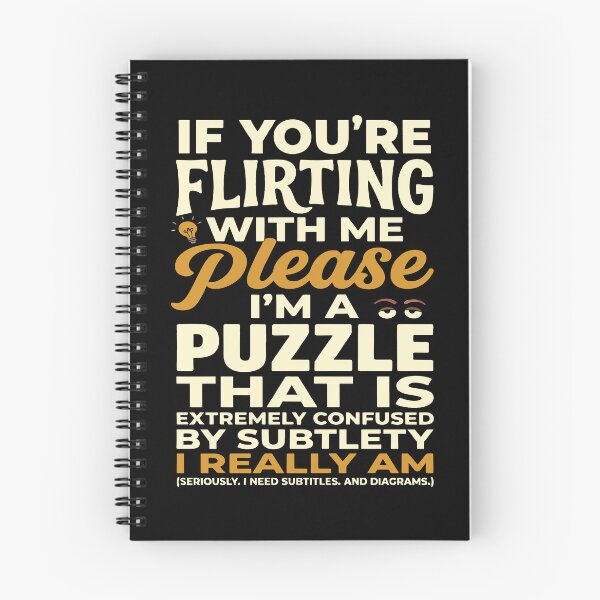 Item preview, Flirting With Me Please Confused Puzzle Funny designed and sold by RamyGallery.