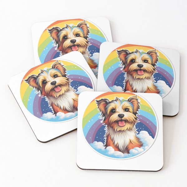 Item preview, Funny Biewer Terrier Colorful Rainbow Cute Mom Dad Kids designed and sold by rafaeltto.