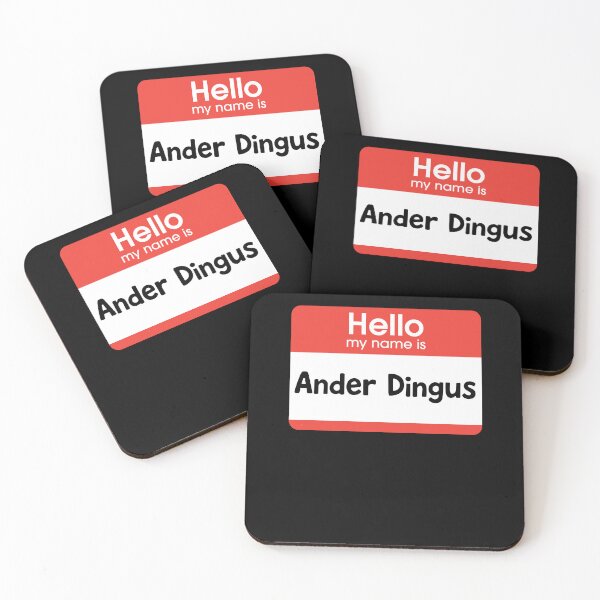 Item preview, Funny Ander Dingus Name Meme designed and sold by elderberry.